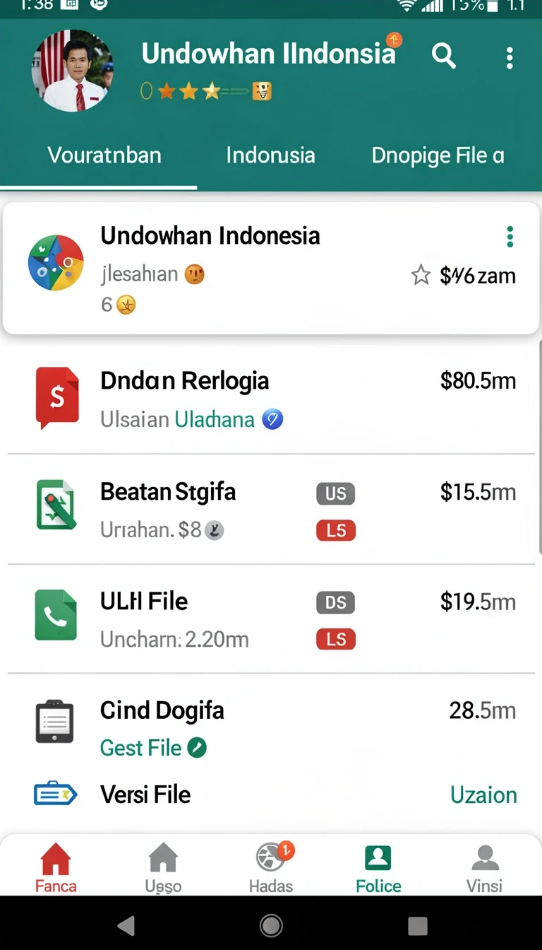 Tampilan utama aplikasi Download maungjp APK untuk Android yang intuitif dan efisien.